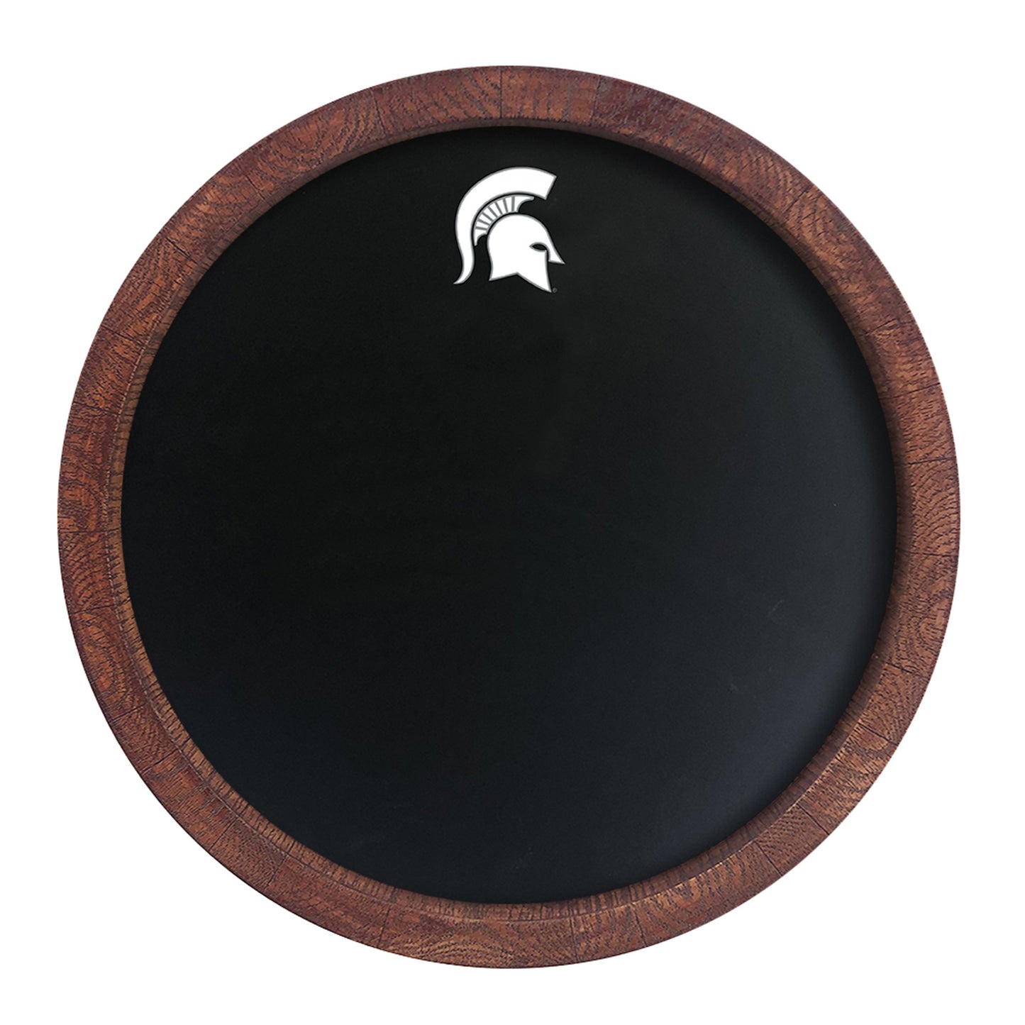 Michigan State Spartans 20.25'' Round Chalkboard Faux Barrel Top Sign