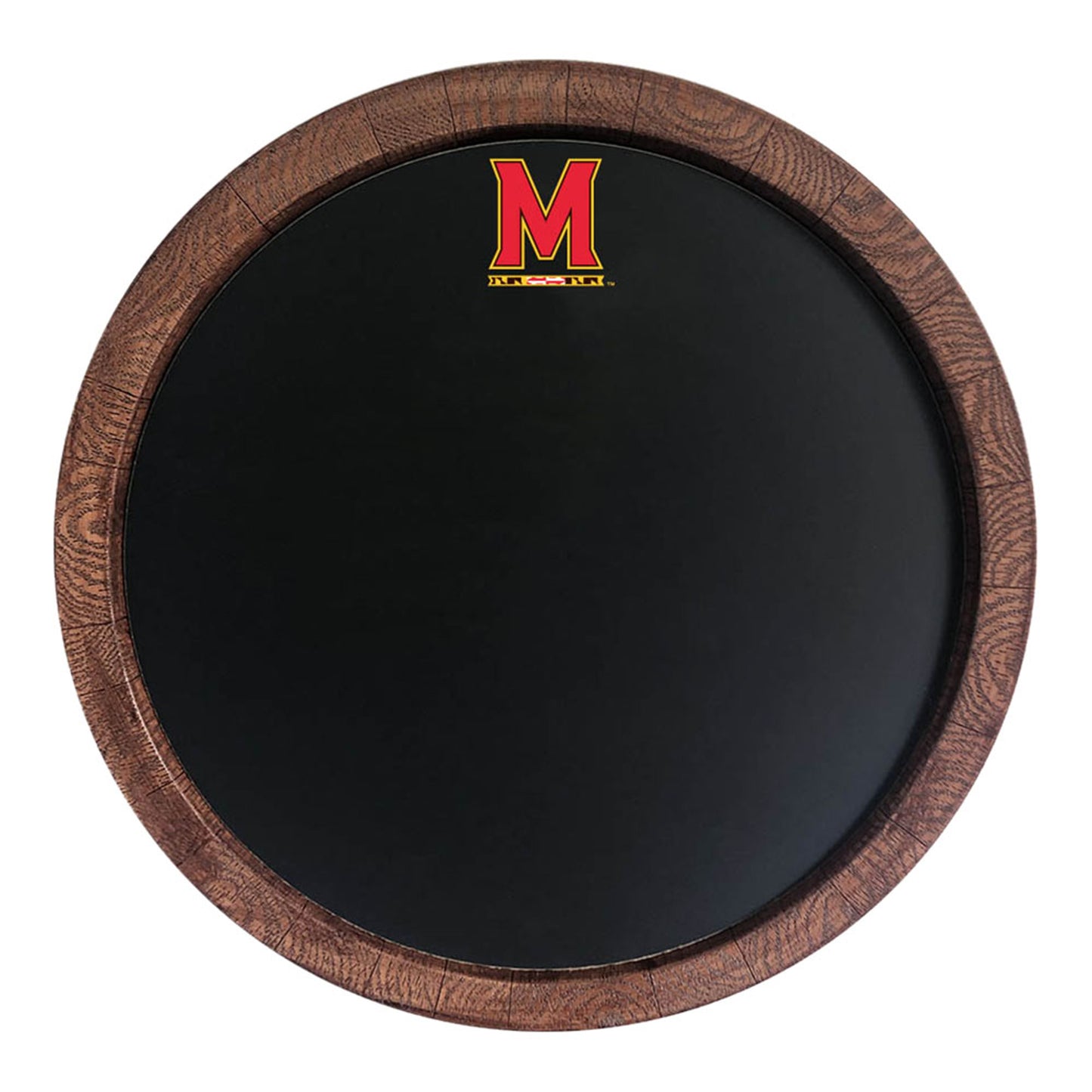 Maryland Terrapins 20.25'' Round Chalkboard Faux Barrel Top Sign