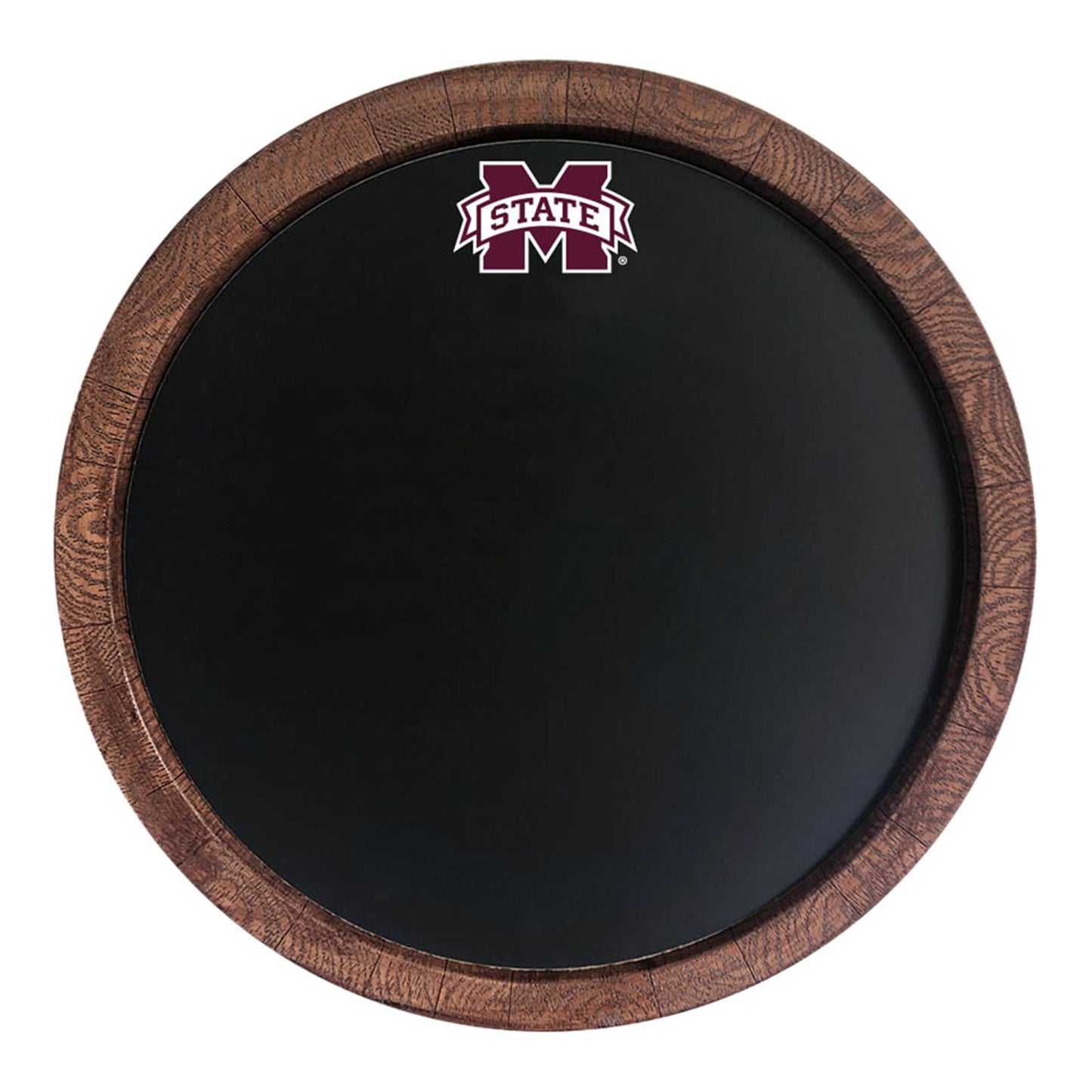 Mississippi State Bulldogs 20.25'' Round Chalkboard Faux Barrel Top Sign