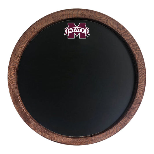Mississippi State Bulldogs 20.25'' Round Chalkboard Faux Barrel Top Sign