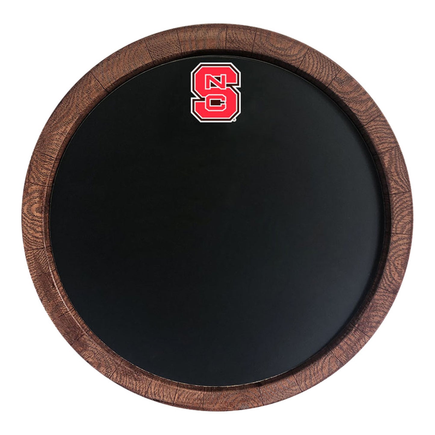 NC State Wolfpack 20.25'' Round Chalkboard Faux Barrel Top Sign
