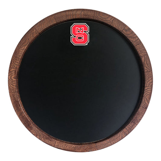 NC State Wolfpack 20.25'' Round Chalkboard Faux Barrel Top Sign