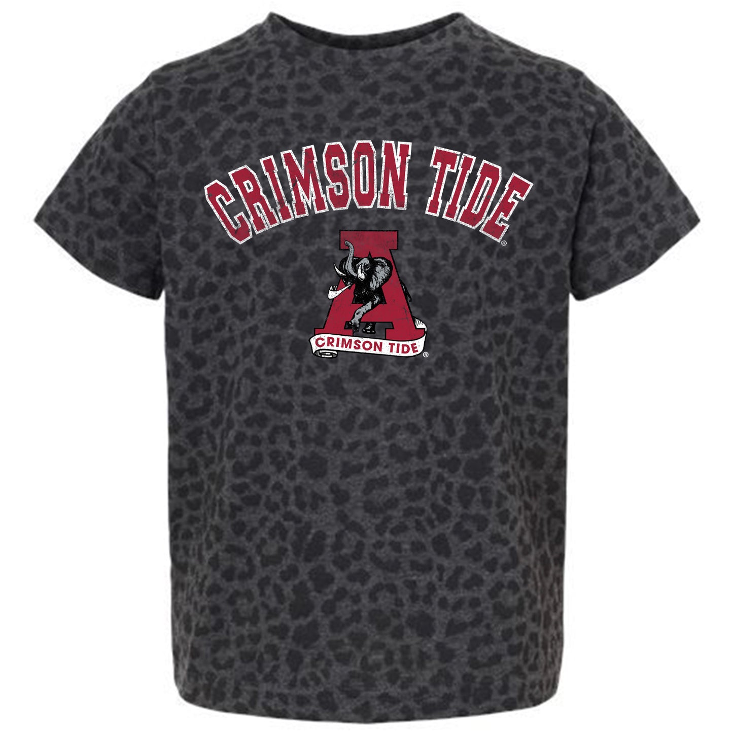 Girls Toddler Gameday Couture Leopard Alabama Crimson Tide All the Cheer T-Shirt