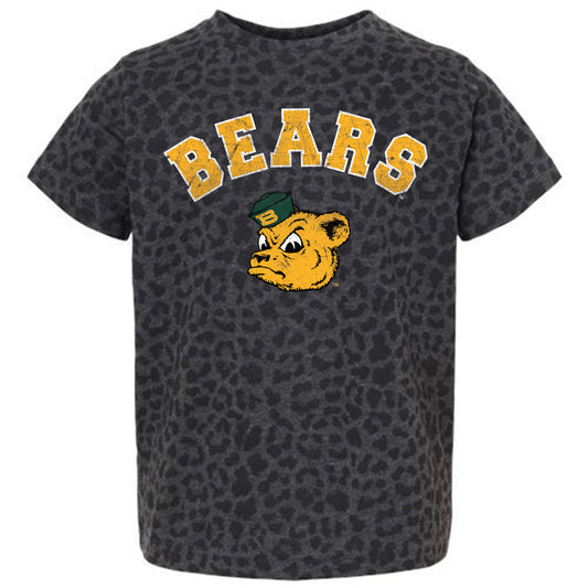 Girls Toddler Gameday Couture Leopard Baylor Bears All the Cheer T-Shirt