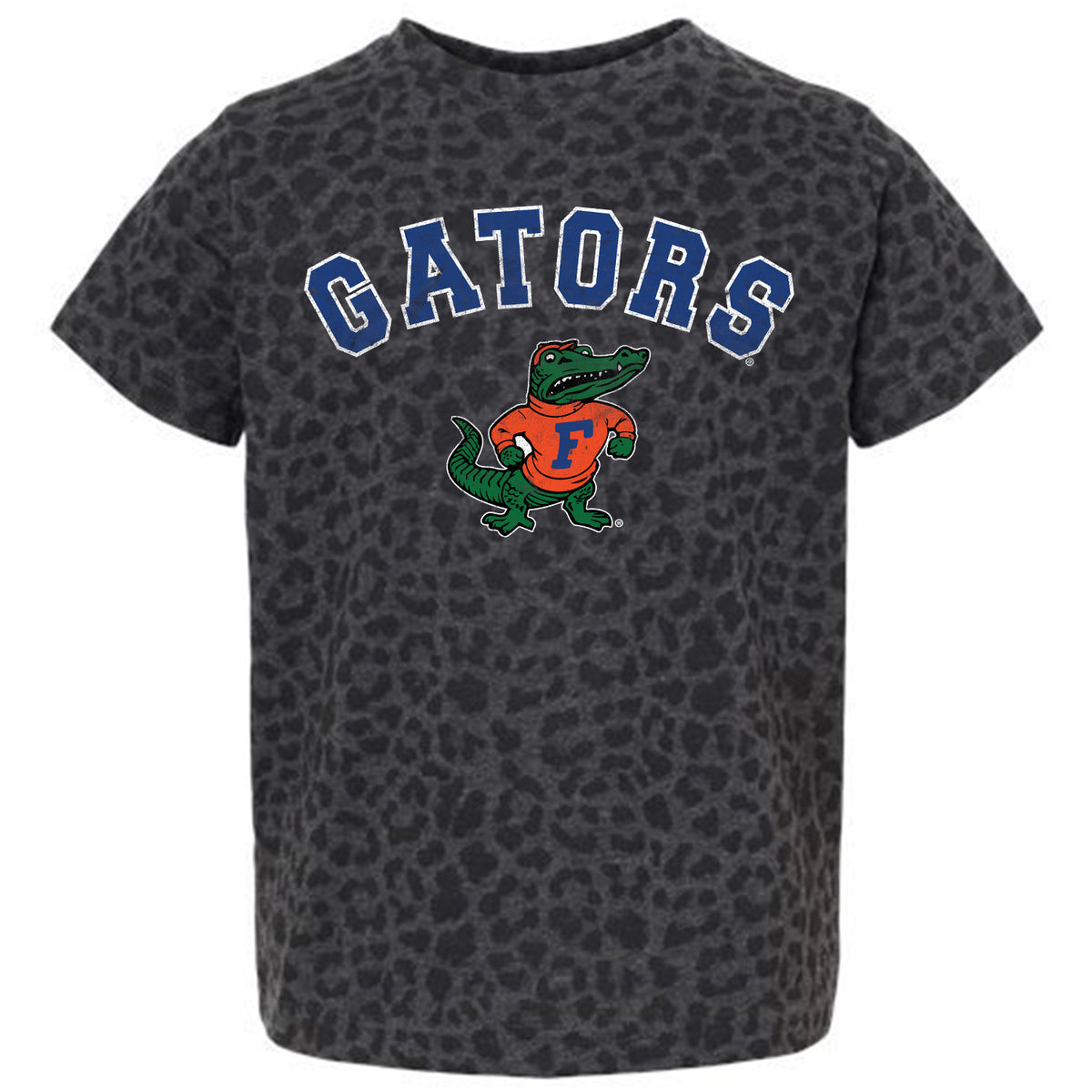Girls Toddler Gameday Couture Leopard Florida Gators All the Cheer T-Shirt