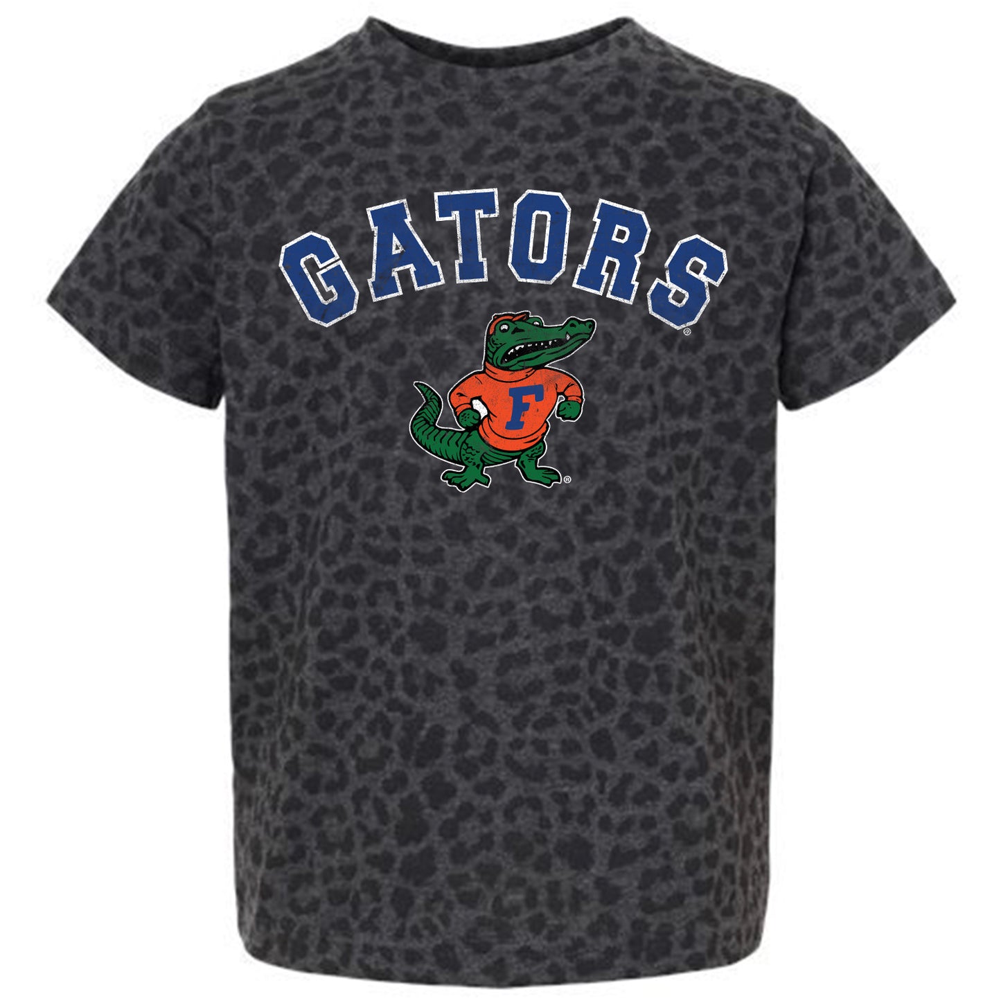 Girls Toddler Gameday Couture Leopard Florida Gators All the Cheer T-Shirt