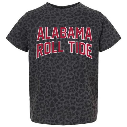 Toddler Gameday Couture Leopard Alabama Crimson Tide Fan Favorite Leopard T-Shirt