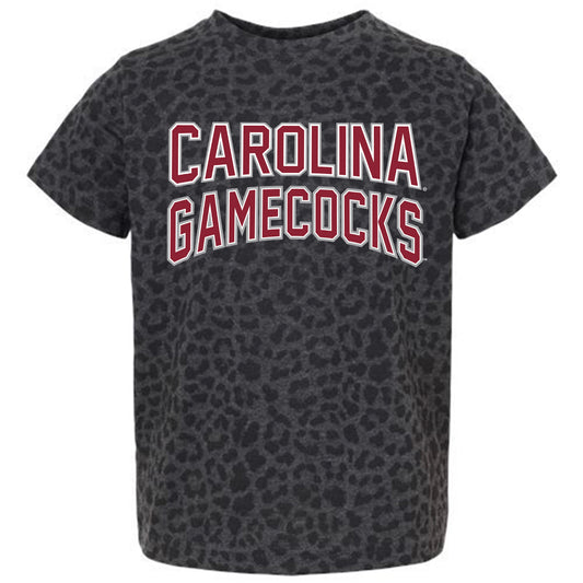 Toddler Gameday Couture Leopard South Carolina Gamecocks Fan Favorite Leopard T-Shirt