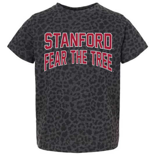 Toddler Gameday Couture Leopard Stanford Cardinal Fan Favorite Leopard T-Shirt