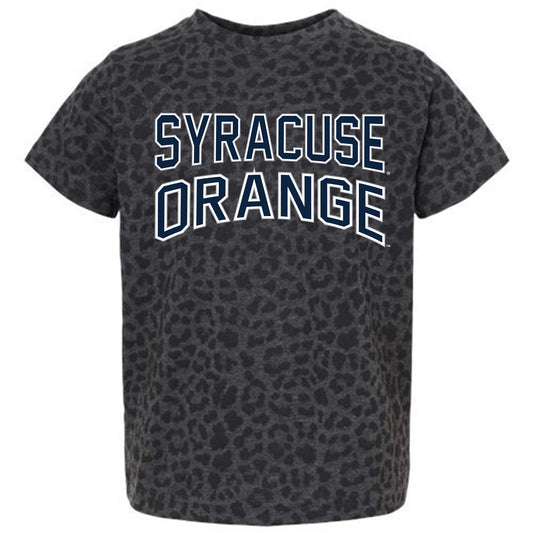 Toddler Gameday Couture Leopard Syracuse Orange Fan Favorite Leopard T-Shirt