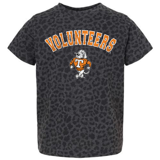 Youth Gameday Couture Leopard Tennessee Volunteers All the Cheer Leopard T-Shirt