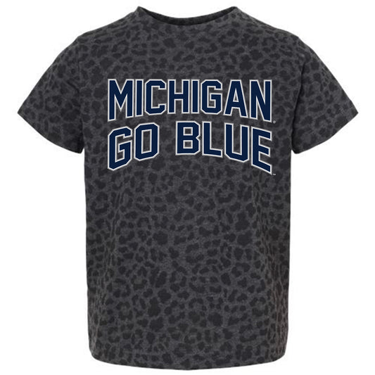 Youth Gameday Couture Leopard Michigan Wolverines Fan Favorite Leopard T-Shirt