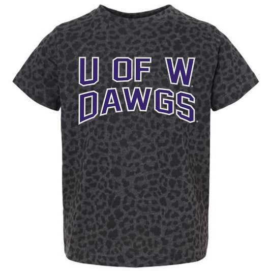 Youth Gameday Couture Leopard Washington Huskies Fan Favorite Leopard T-Shirt