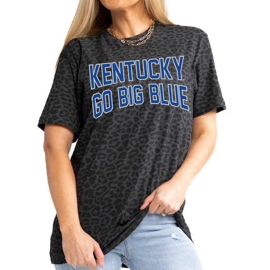 Women's Gameday Couture Leopard Kentucky Wildcats Fan Favorite Leopard T-Shirt