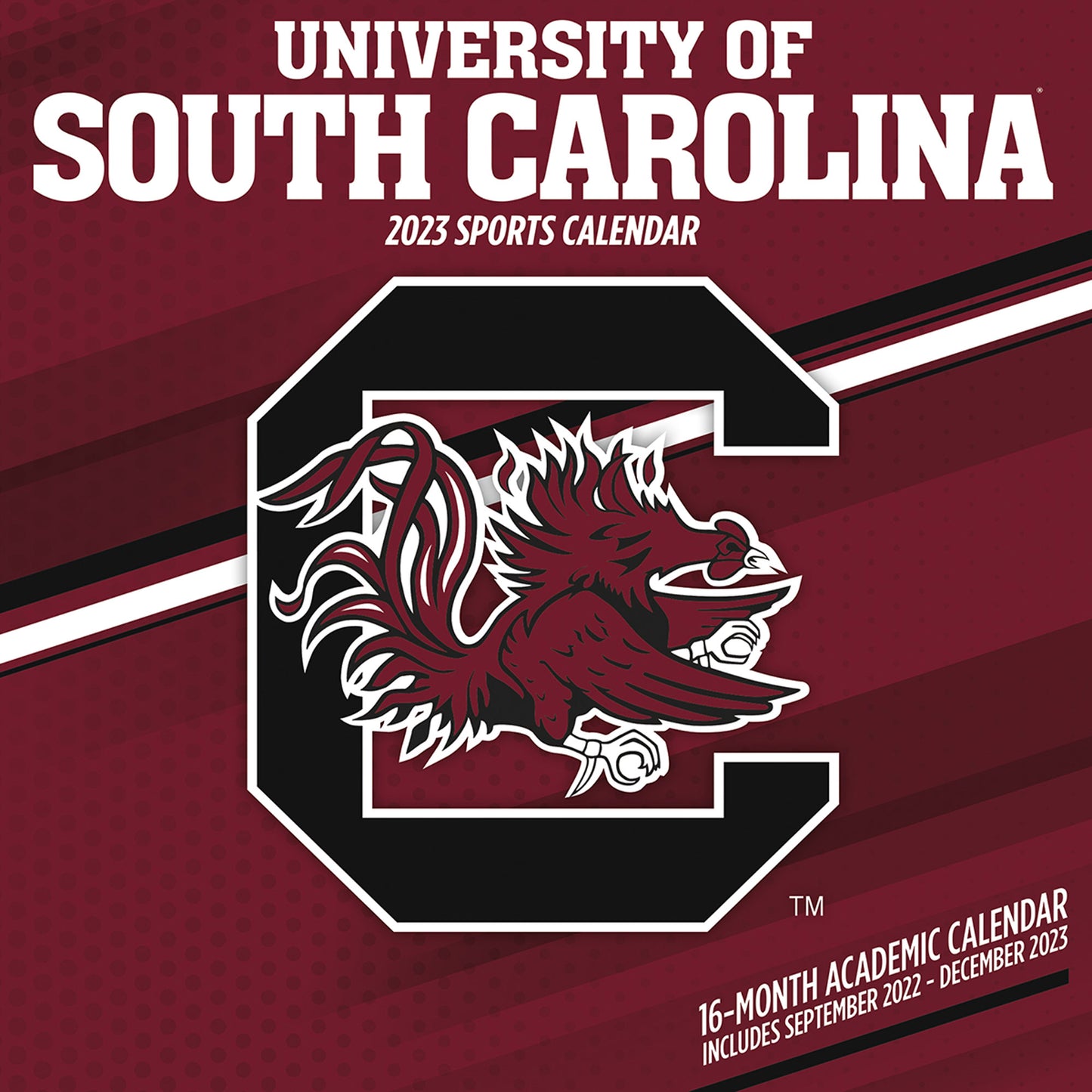 South Carolina Gamecocks 2023 16-Month Team Wall Calendar