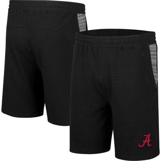 Men's Colosseum Black Alabama Crimson Tide Wild Party Shorts