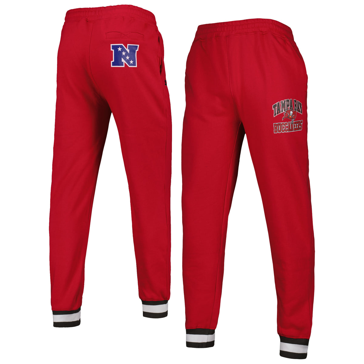 Men's Starter Red Tampa Bay Buccaneers Blitz Fleece Jogger Pants