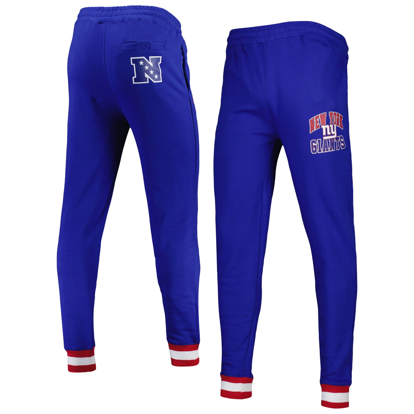 Men's Starter Royal New York Giants Blitz Fleece Jogger Pants