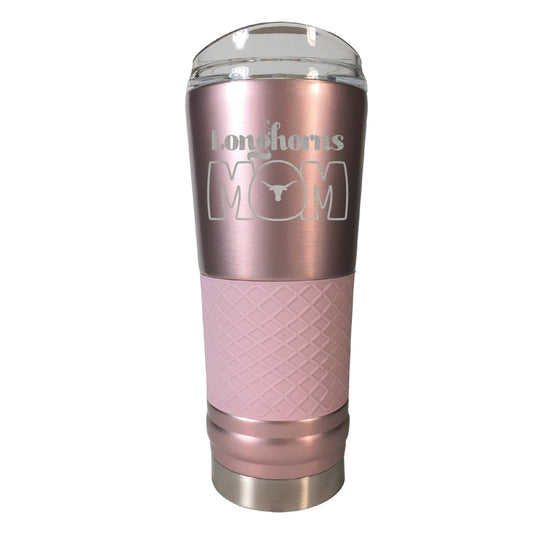 Texas Longhorns 24oz. Mom Rose Gold Draft Tumbler