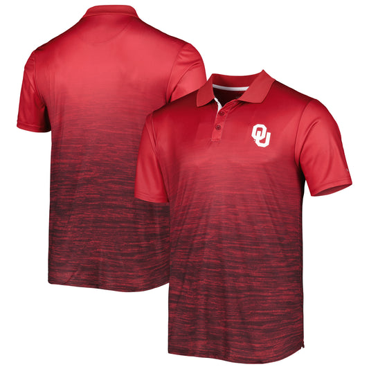 Men's Colosseum Crimson Oklahoma Sooners Marshall Polo