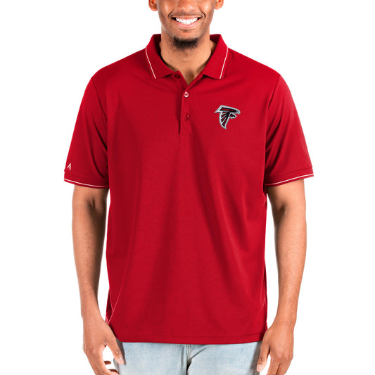 Men's Antigua Red Atlanta Falcons Big & Tall Affluent Polo