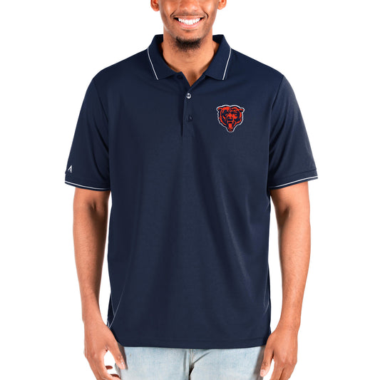 Men's Antigua Navy Chicago Bears Big & Tall Affluent Polo