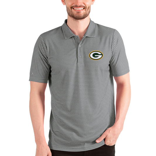 Men's Antigua Steel Green Bay Packers Esteem Polo