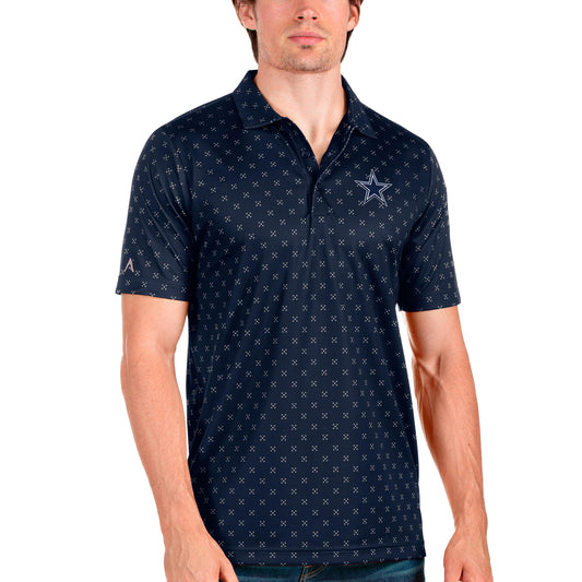 Men's Antigua Navy Dallas Cowboys Spark Polo