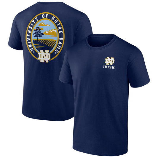 Men's Fanatics Navy Notre Dame Fighting Irish Staycation T-Shirt