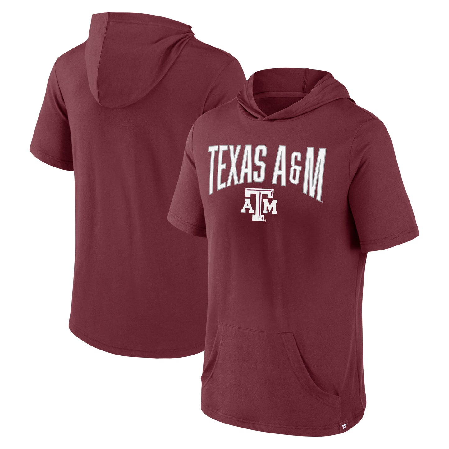 Men's Fanatics Maroon Texas A&M Aggies Outline Lower Arch Hoodie T-Shirt