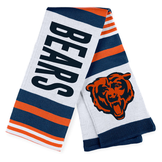 Women's WEAR by Erin Andrews Chicago Bears Jacquard Striped Scarf