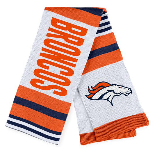 Women's WEAR by Erin Andrews Denver Broncos Jacquard Striped Scarf