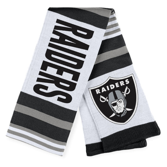 Women's WEAR by Erin Andrews Las Vegas Raiders Jacquard Striped Scarf