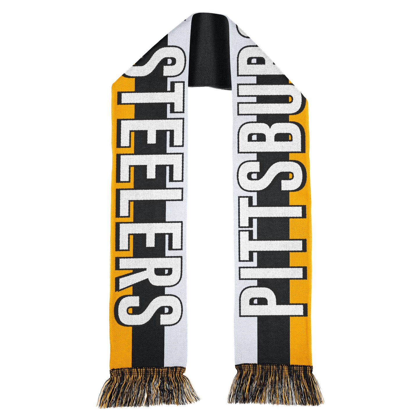 WEAR by Erin Andrews Pittsburgh Steelers Stripe Scarf