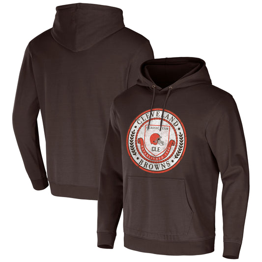 Men's NFL x Darius Rucker Collection by Fanatics Brown Cleveland Browns Washed Pullover Hoodie