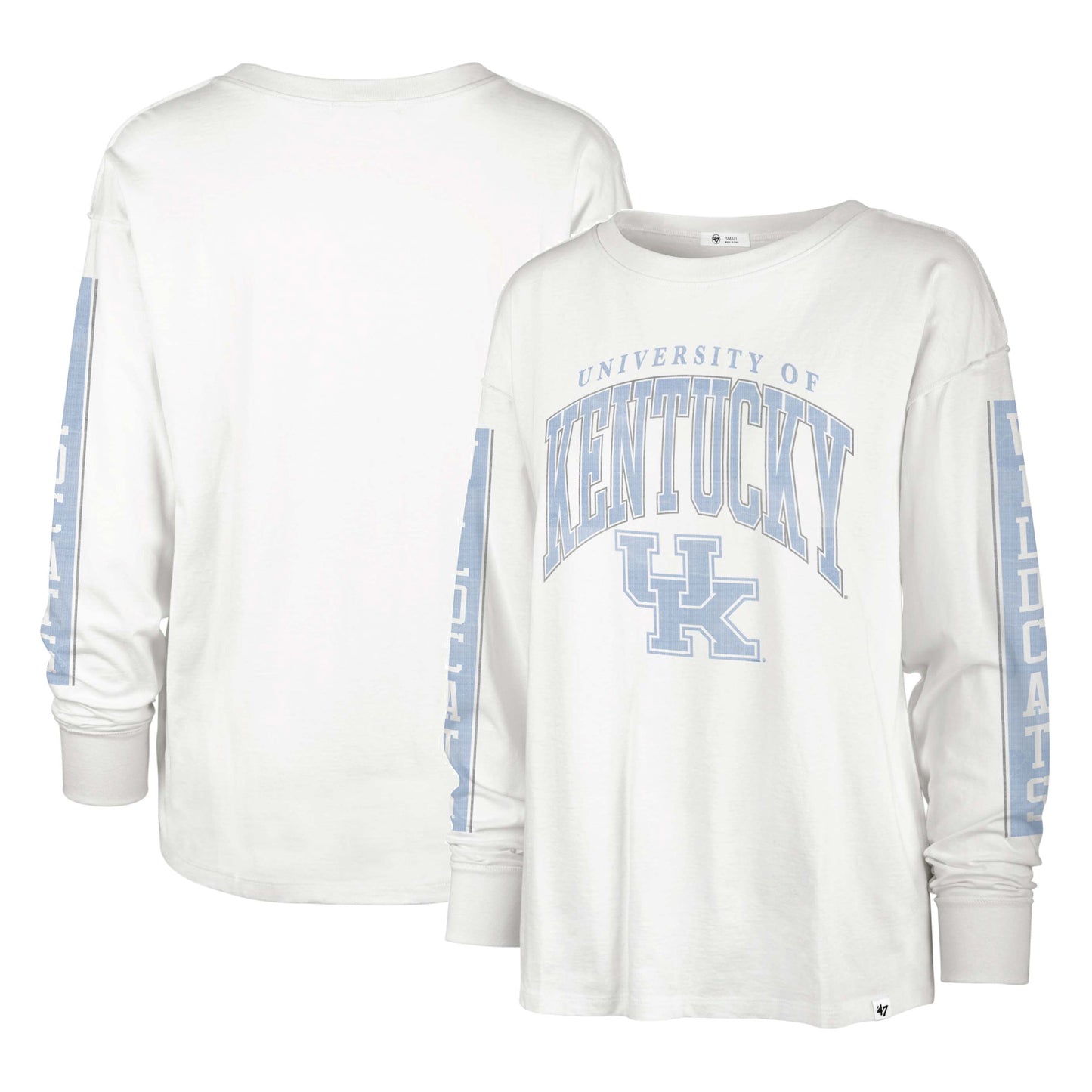 Women's '47 Cream Kentucky Wildcats Statement SOA 3-Hit Long Sleeve T-Shirt