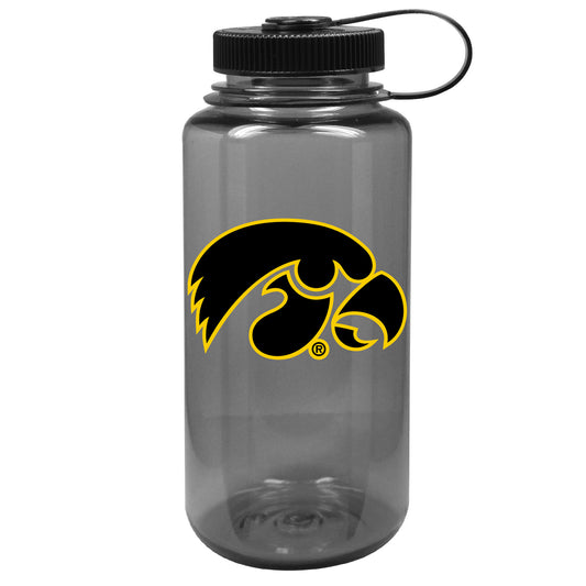 Black Iowa Hawkeyes 32oz. Nalgene Sustainable Wide Mouth Water Bottle