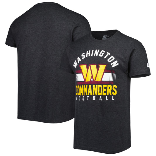 Men's Starter Black Washington Commanders Prime Time T-Shirt