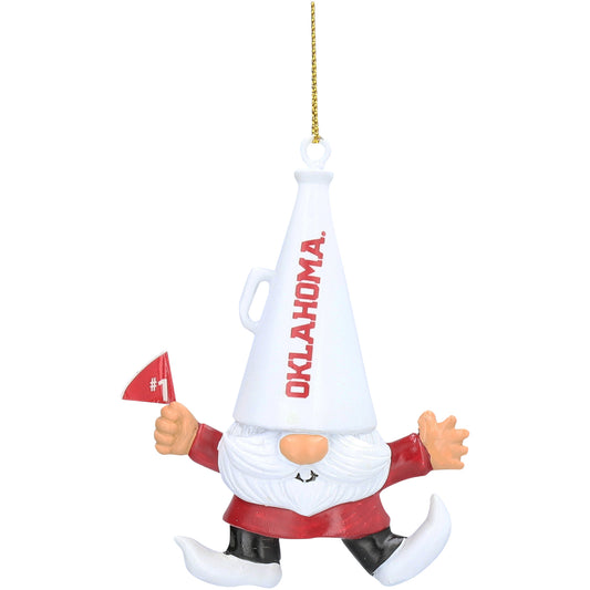 Oklahoma Sooners Fan Gnome Ornament