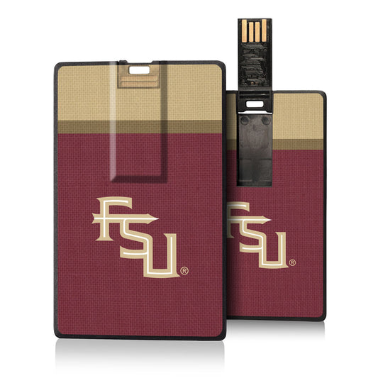 Florida State Seminoles Stripe Design Credit Card USB Drive