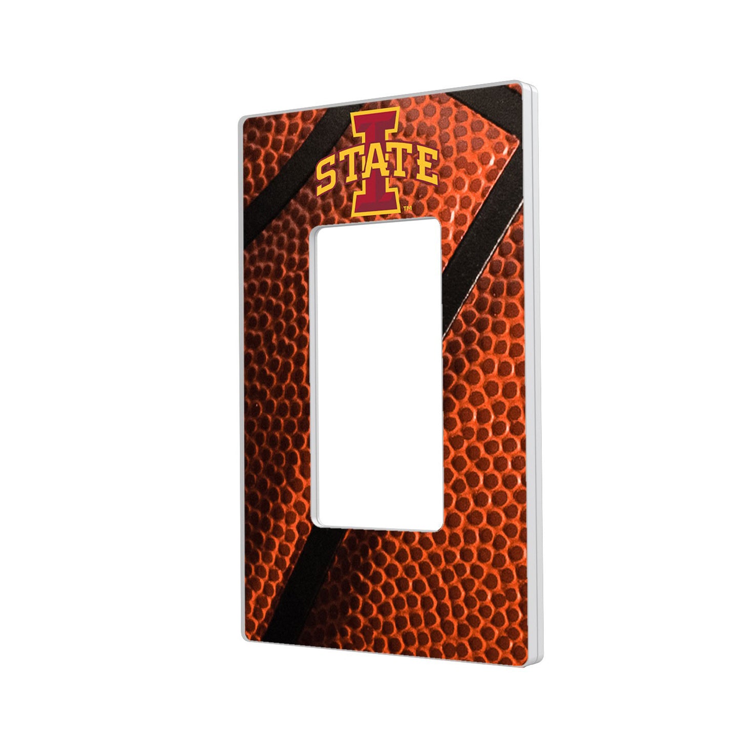 Iowa State Cyclones Basketball Design Single Rocker Lightswitch Plate