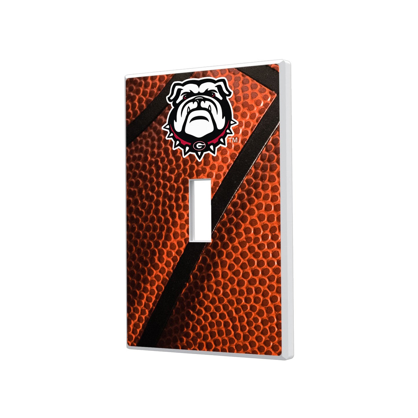 Georgia Bulldogs Basketball Design Single Toggle Lightswitch Plate