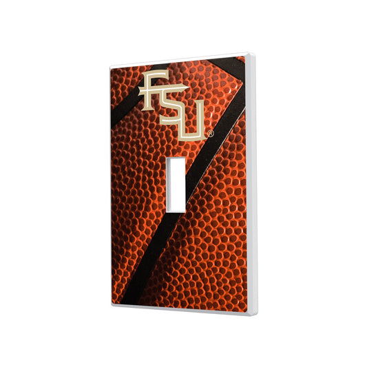 Florida State Seminoles Basketball Design Single Toggle Lightswitch Plate