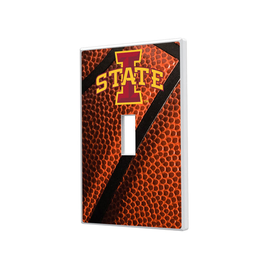 Iowa State Cyclones Basketball Design Single Toggle Lightswitch Plate