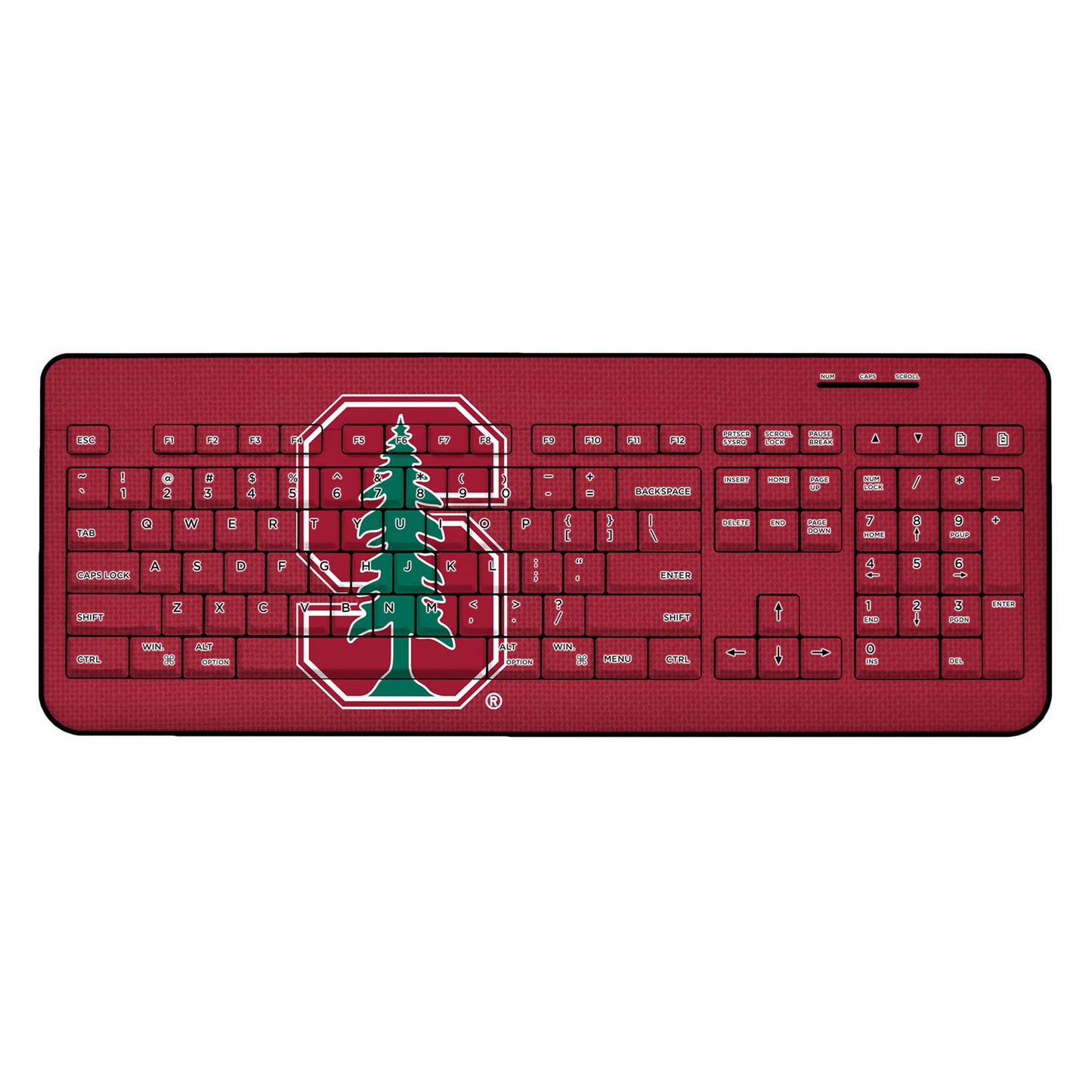 Stanford Cardinal Solid Design Wireless Keyboard