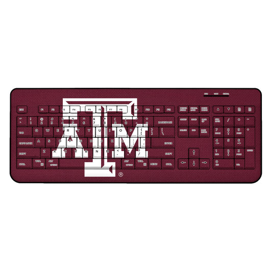 Texas A&M Aggies Solid Design Wireless Keyboard