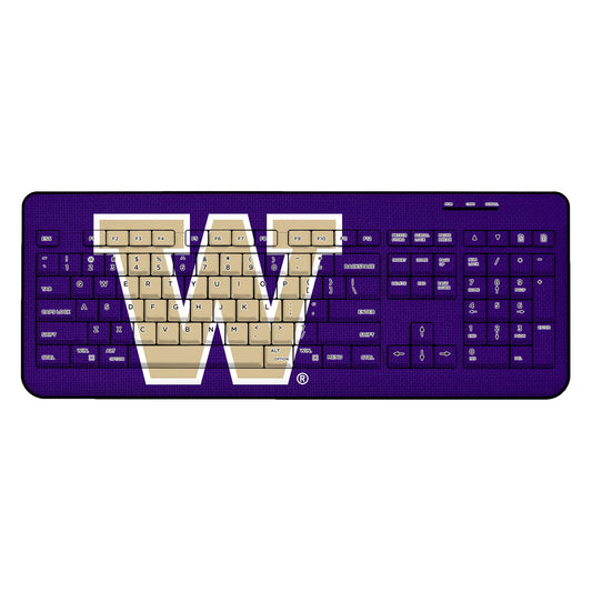 Washington Huskies Solid Design Wireless Keyboard