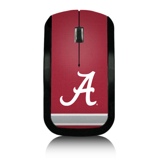 Alabama Crimson Tide Stripe Design Wireless Mouse