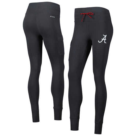 Women's Columbia Charcoal Alabama Crimson Tide Omni-Wick Trek Leggings