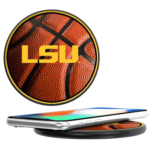 LSU Tigers 10-Watt Basketball Design Wireless Charger